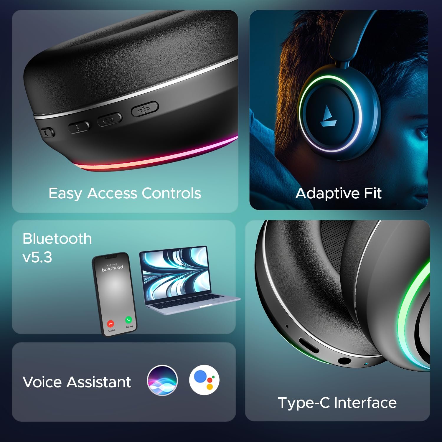 boAt Rockerz 480. “boAt Rockerz 480 wireless RGB Bluetooth headphones with 40mm drivers and 60-hour battery.”